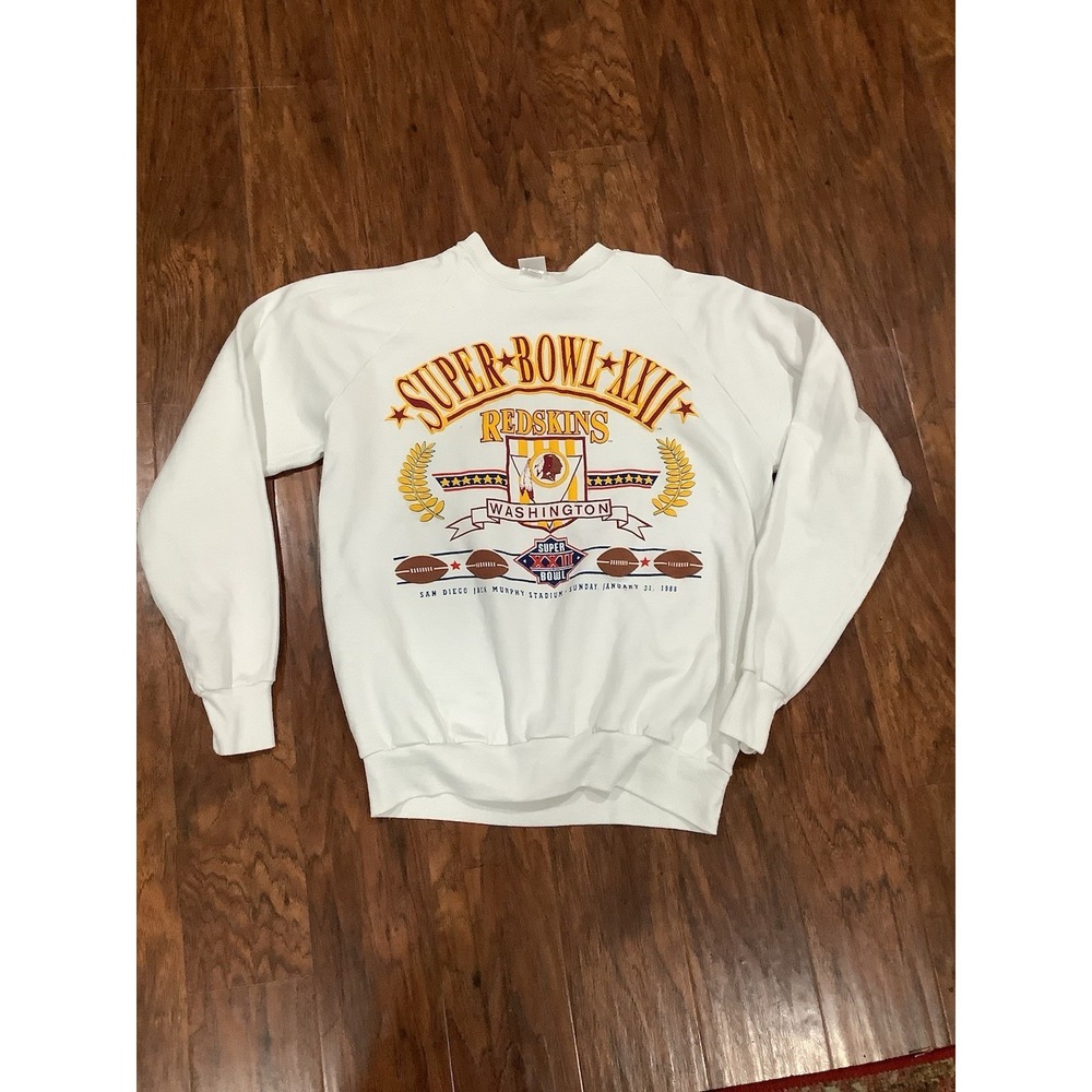 Vintage 80s Washington Redksins NFL Super Bowl 1988 VTG Crewneck Sweater Mens XL